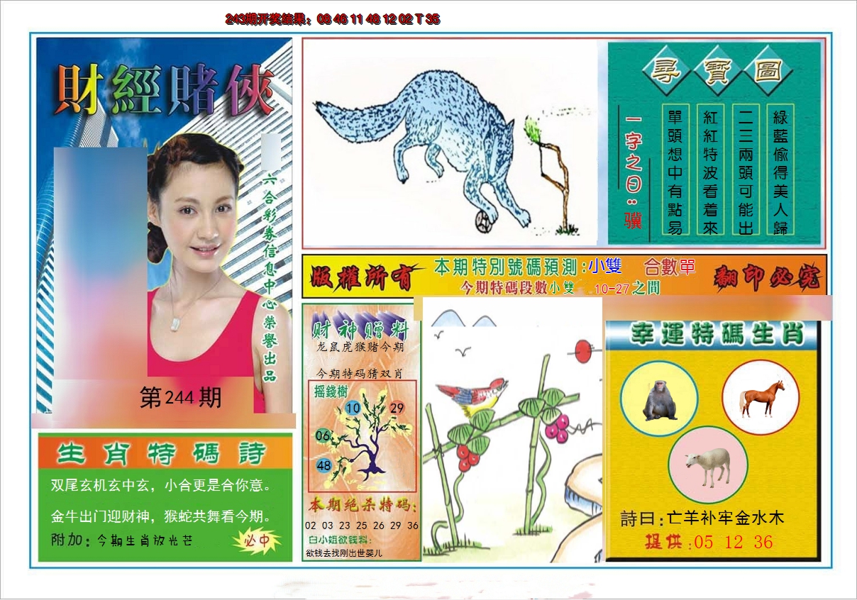2024244期财经赌侠
