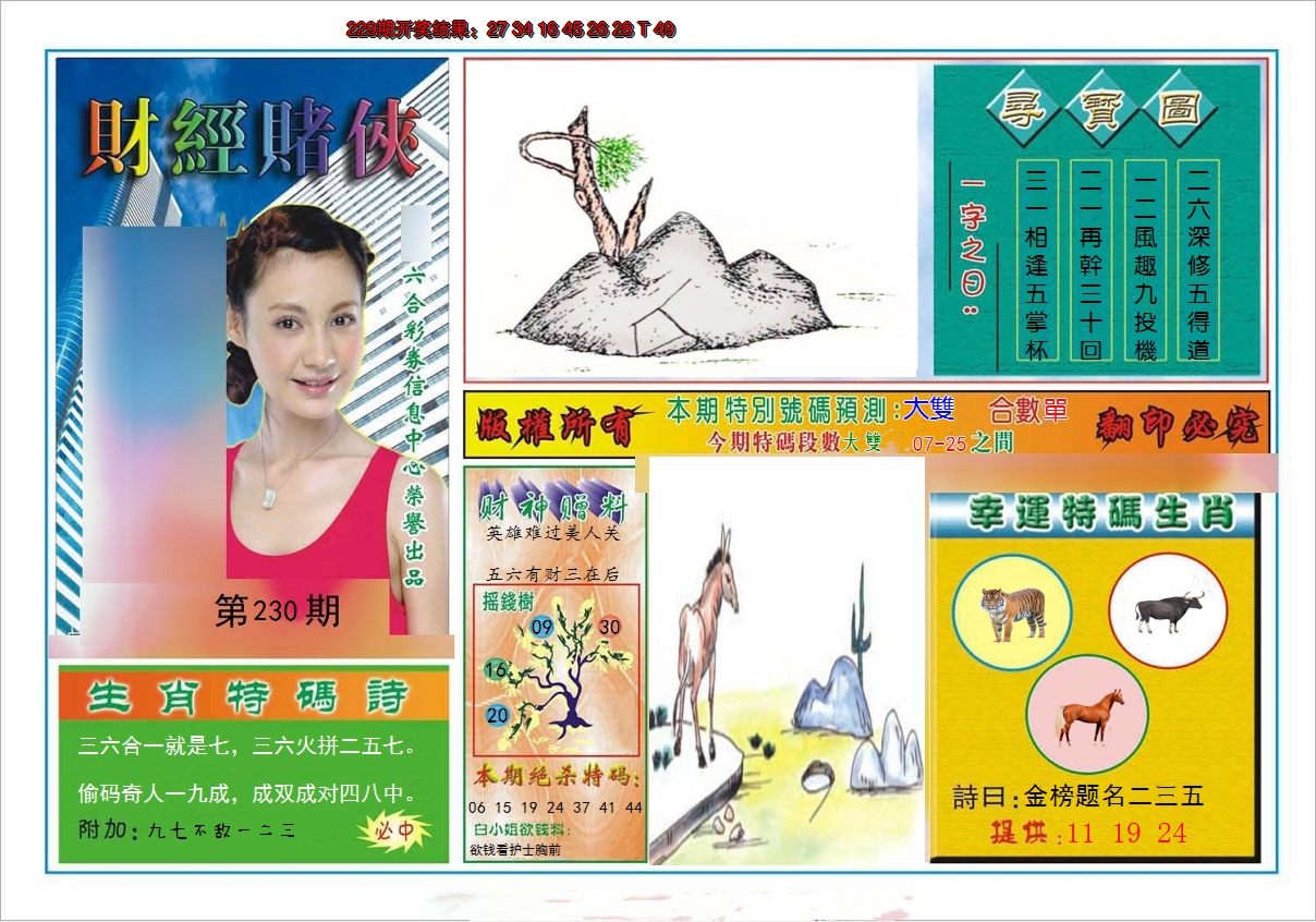 2024230期财经赌侠