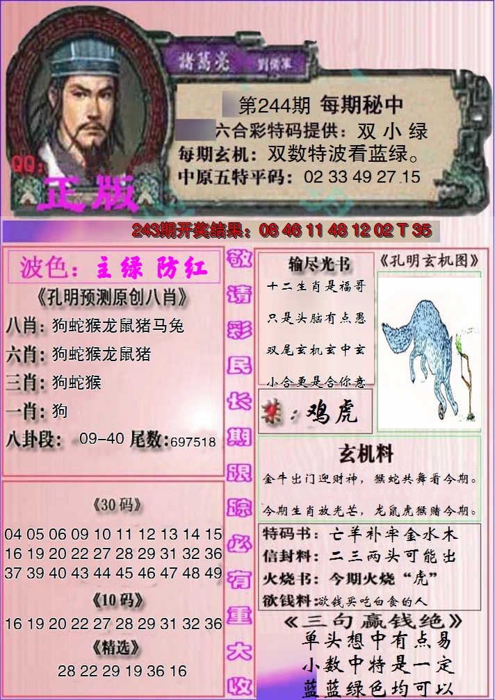 2024244期一代孔明报