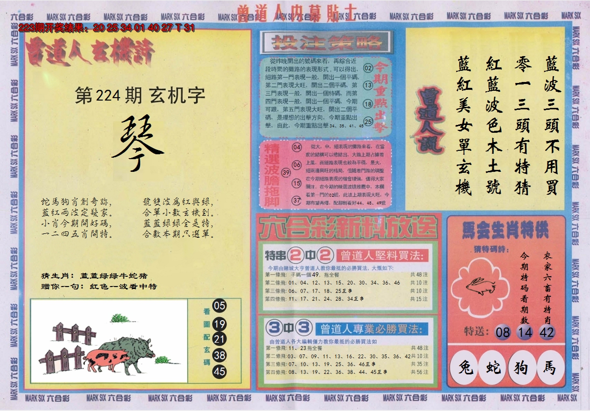 2024224期曾道人内幕贴士B