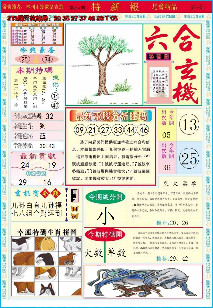 2024214期特新报A