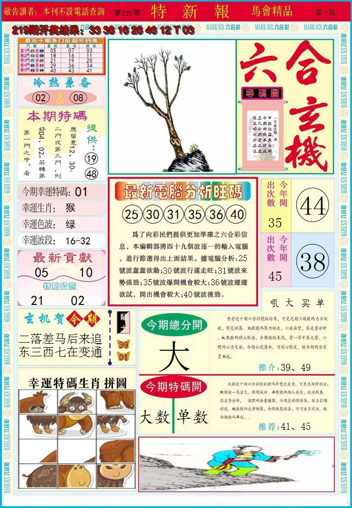 2024220期特新报A