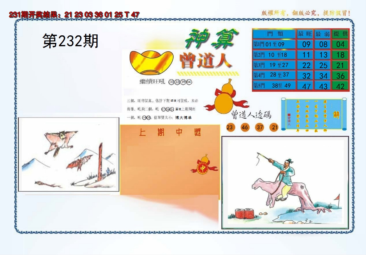 2024232期4-神算