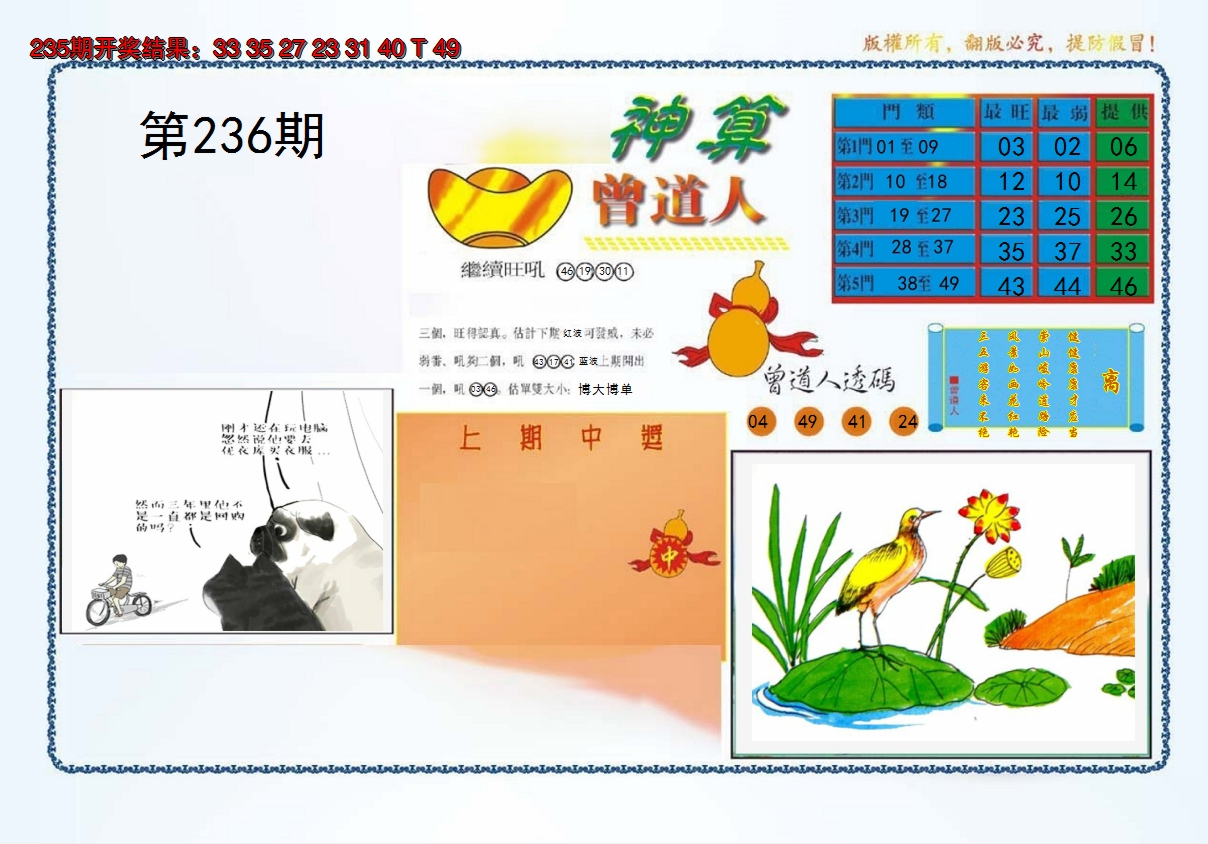 2024236期4-神算