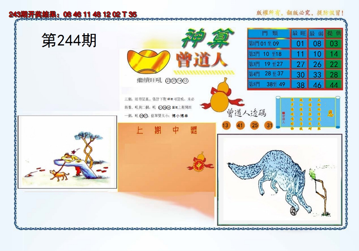 2024244期4-神算