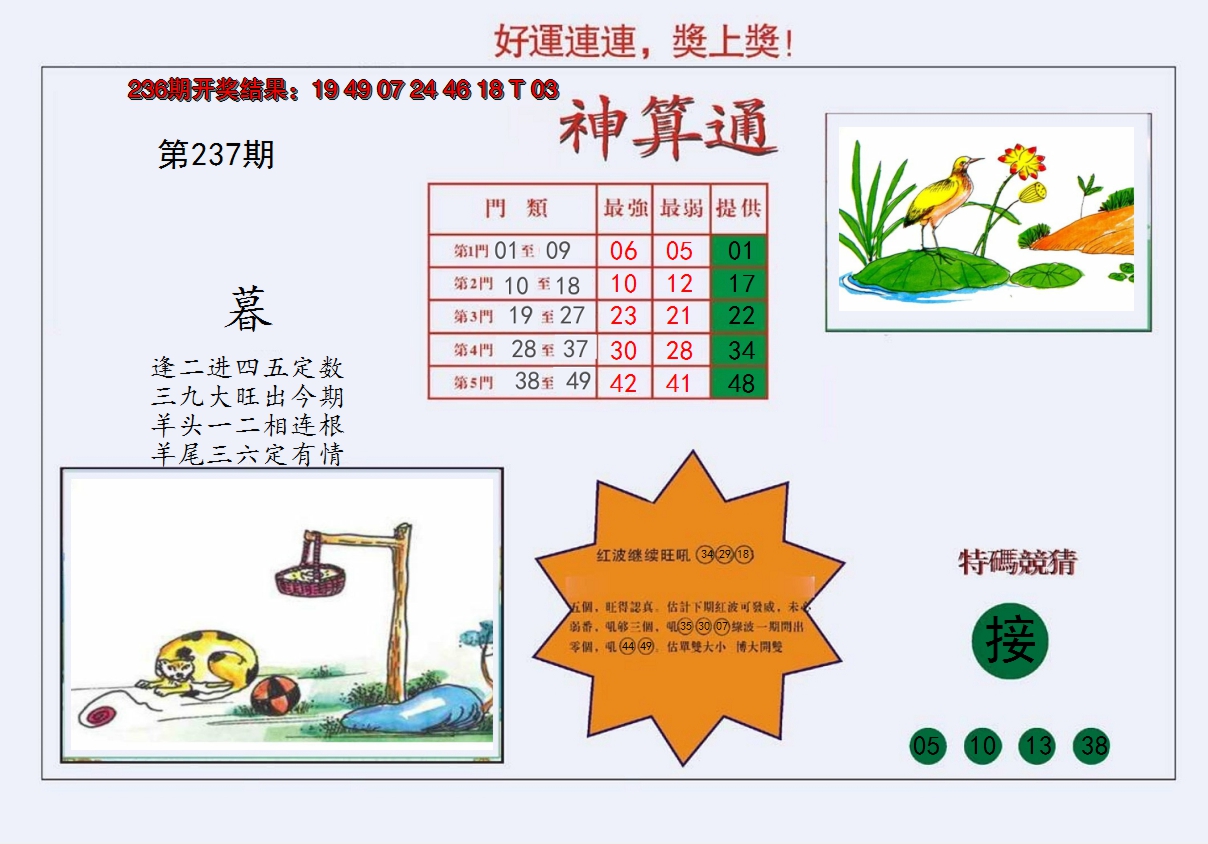 2024237期4-台湾神算