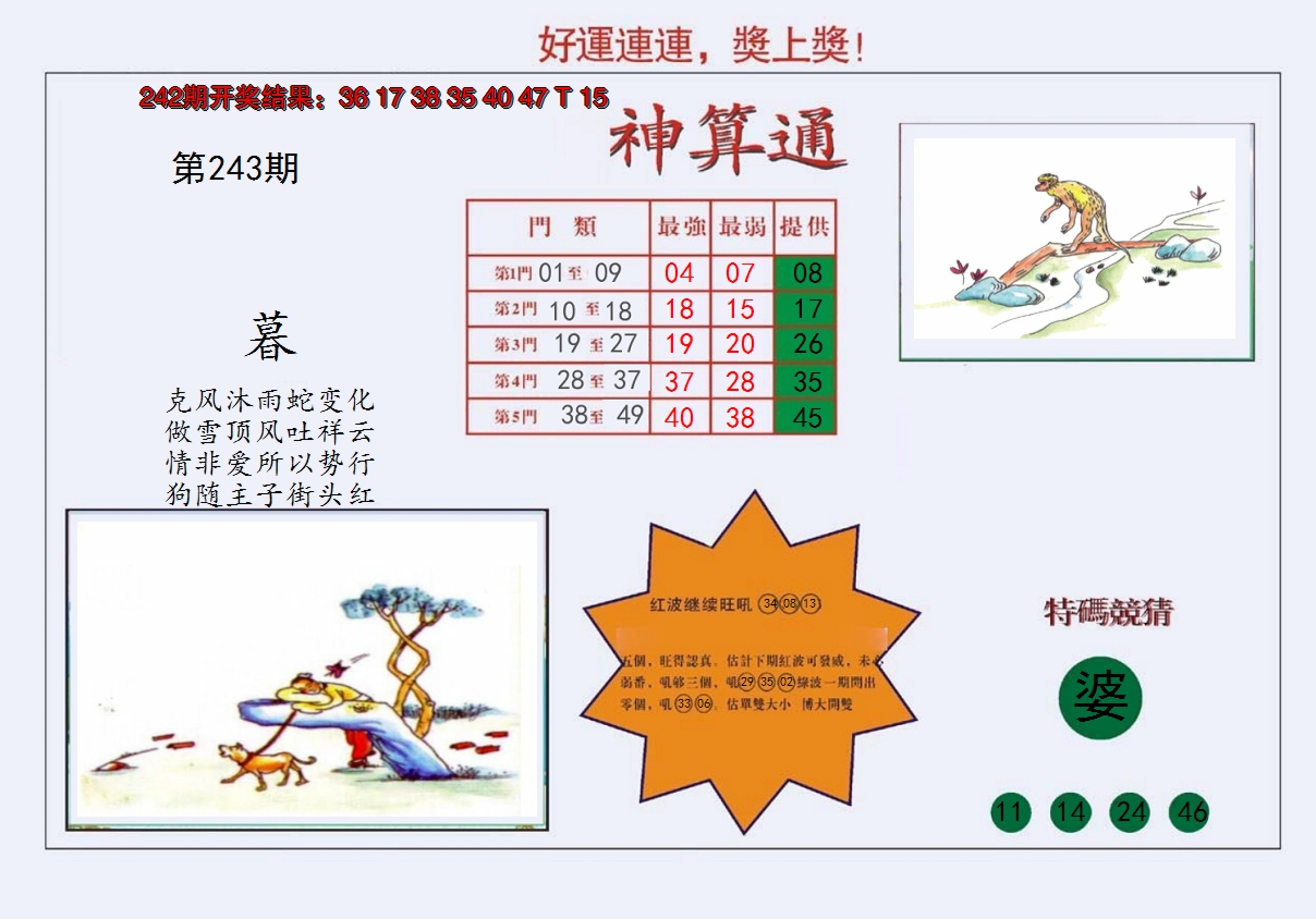 2024243期4-台湾神算