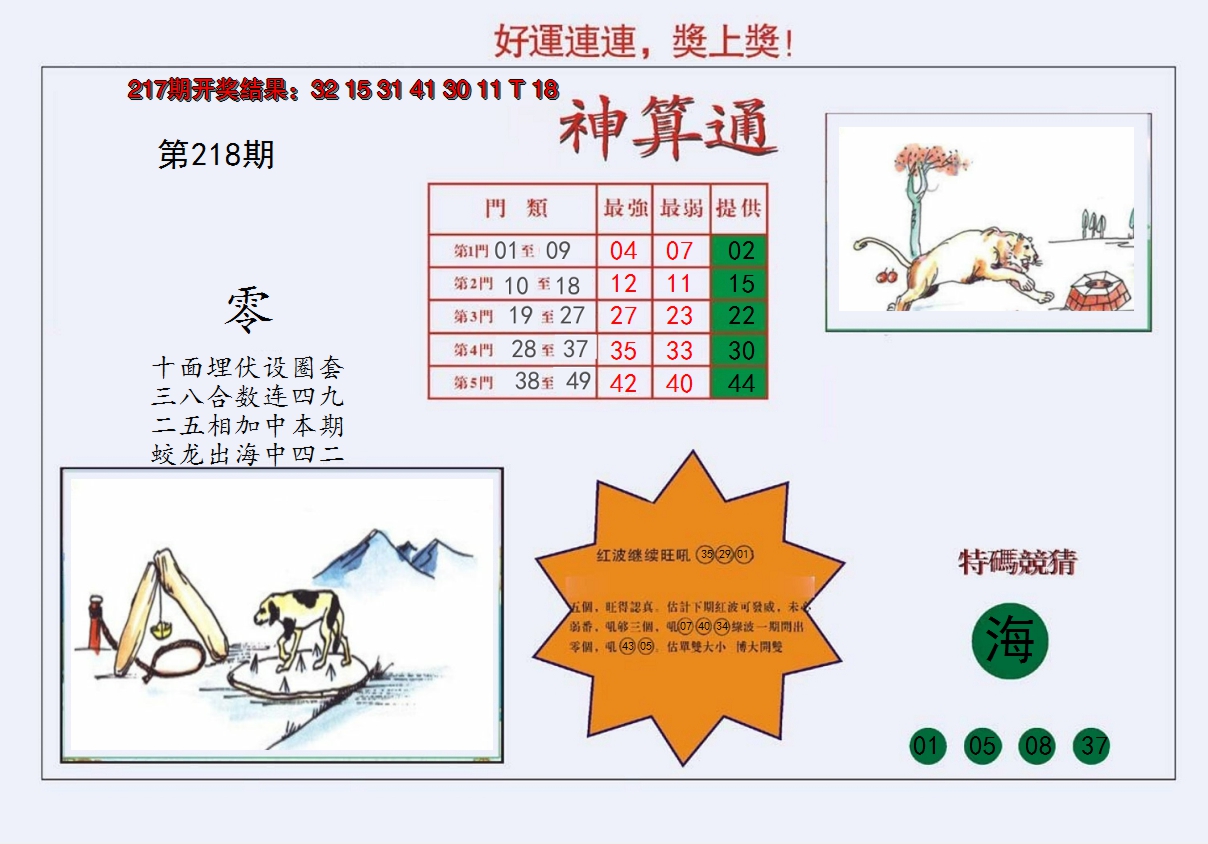 2024218期4-台湾神算