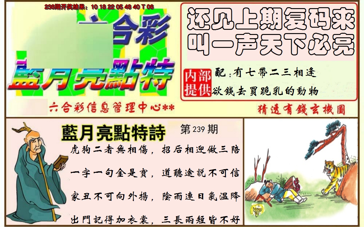 2024239期蓝月亮点特码