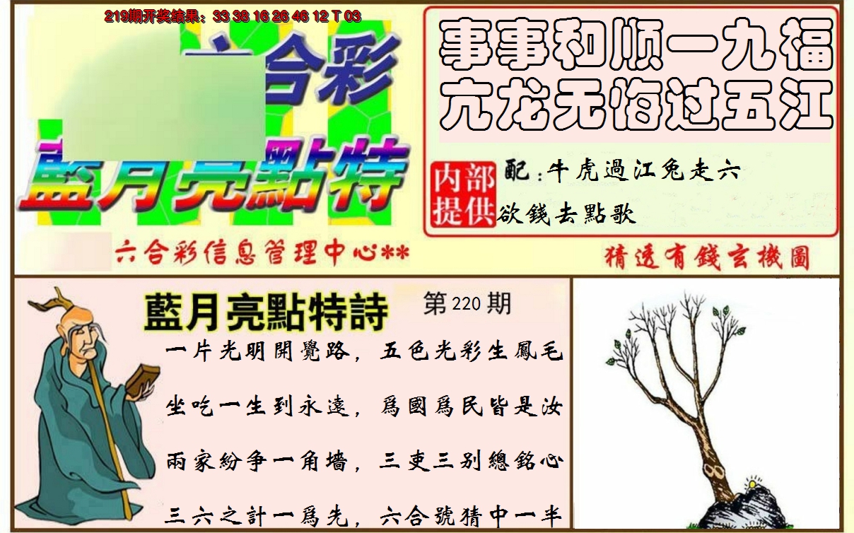 2024220期蓝月亮点特码