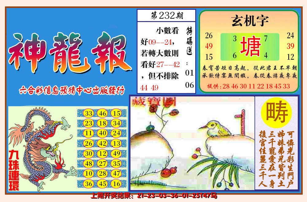 2024232期神龙报