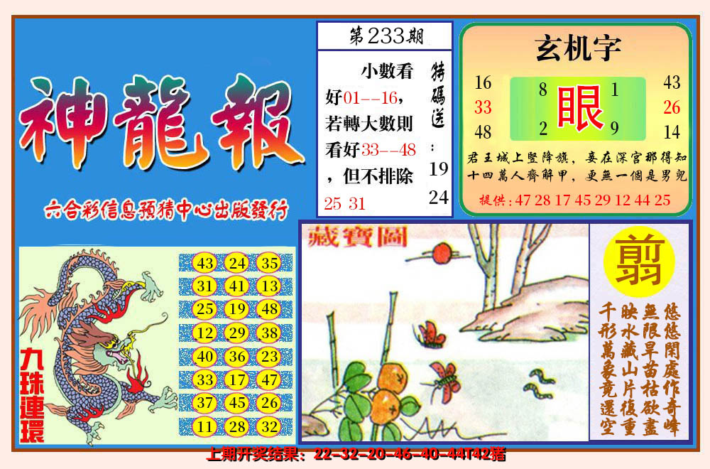 2024233期神龙报