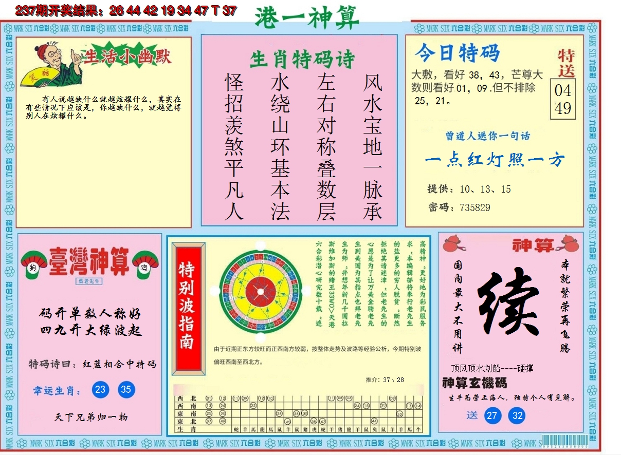 2024238期港台神算B