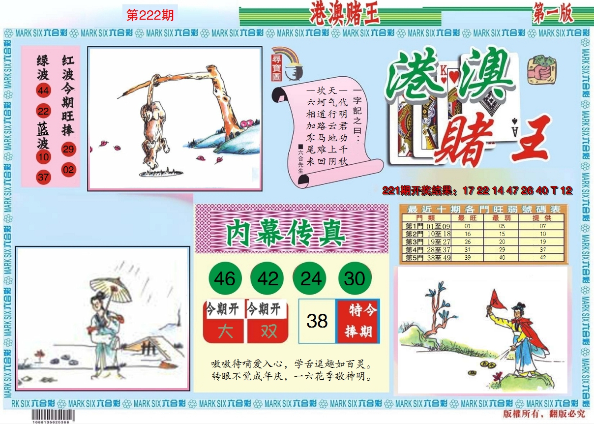 2024222期港澳赌王A