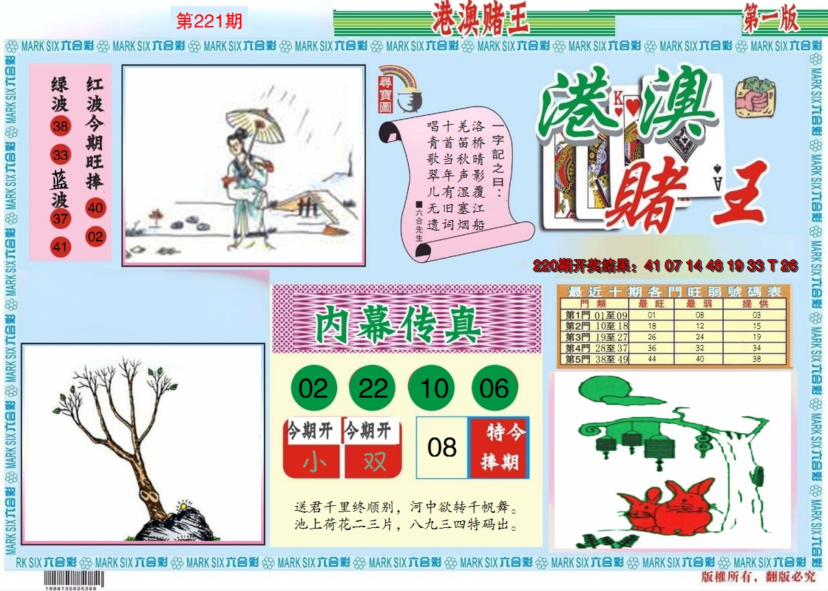 2024221期港澳赌王A