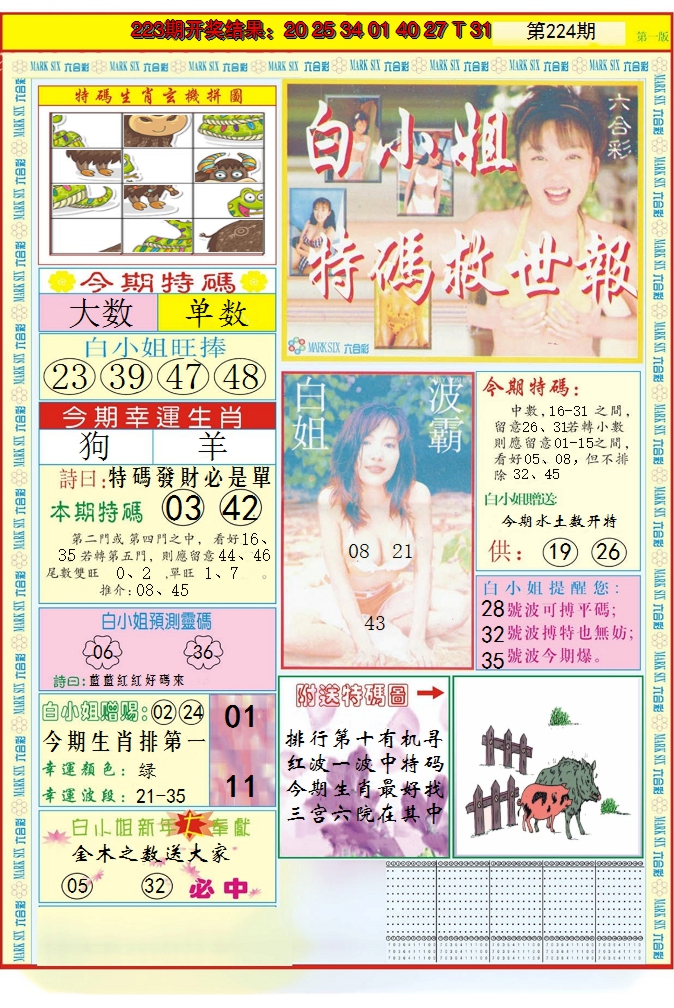 2024224期白小姐急旋风A