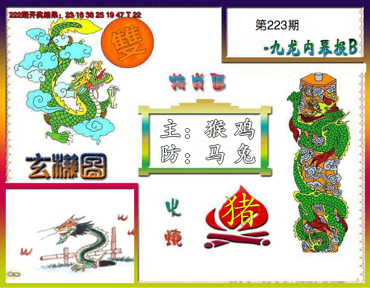 2024223期九龙内幕特肖图B