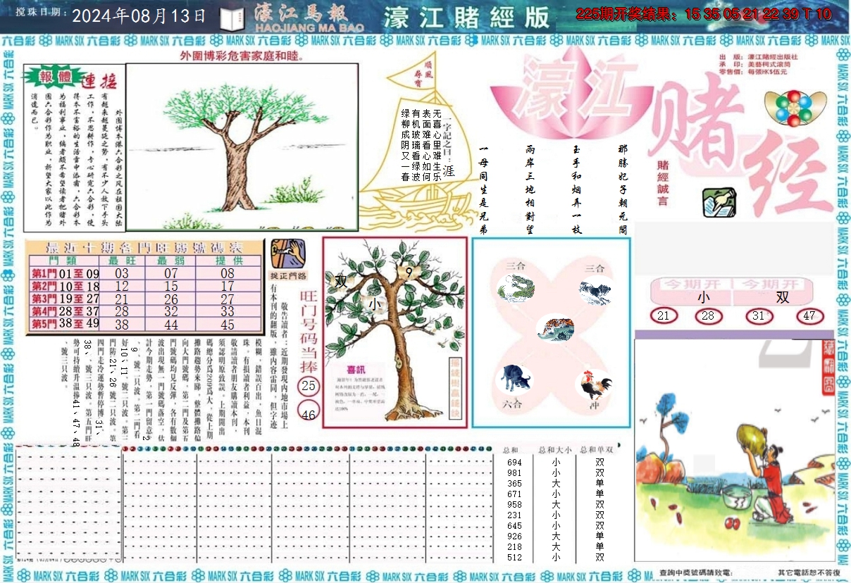 2024226期濠江赌经A