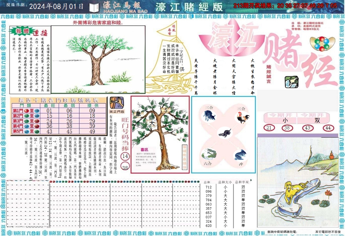 2024214期濠江赌经A