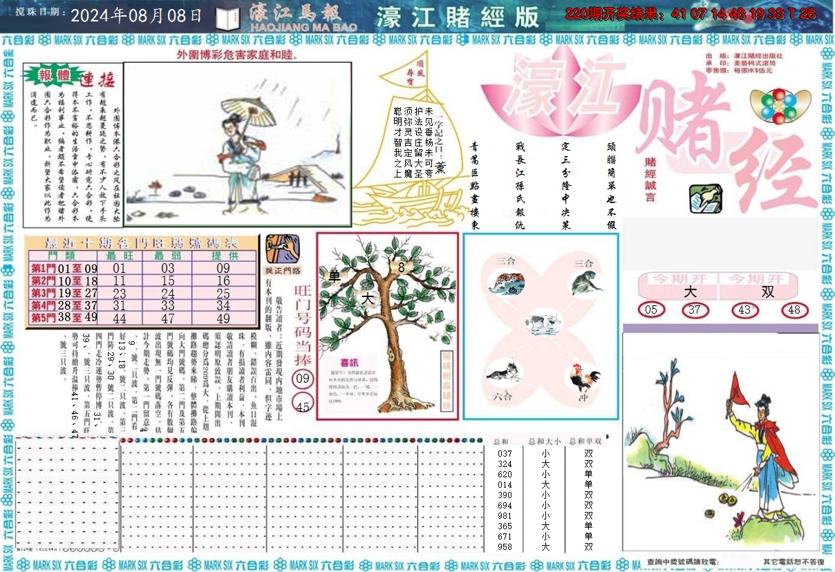 2024221期濠江赌经A