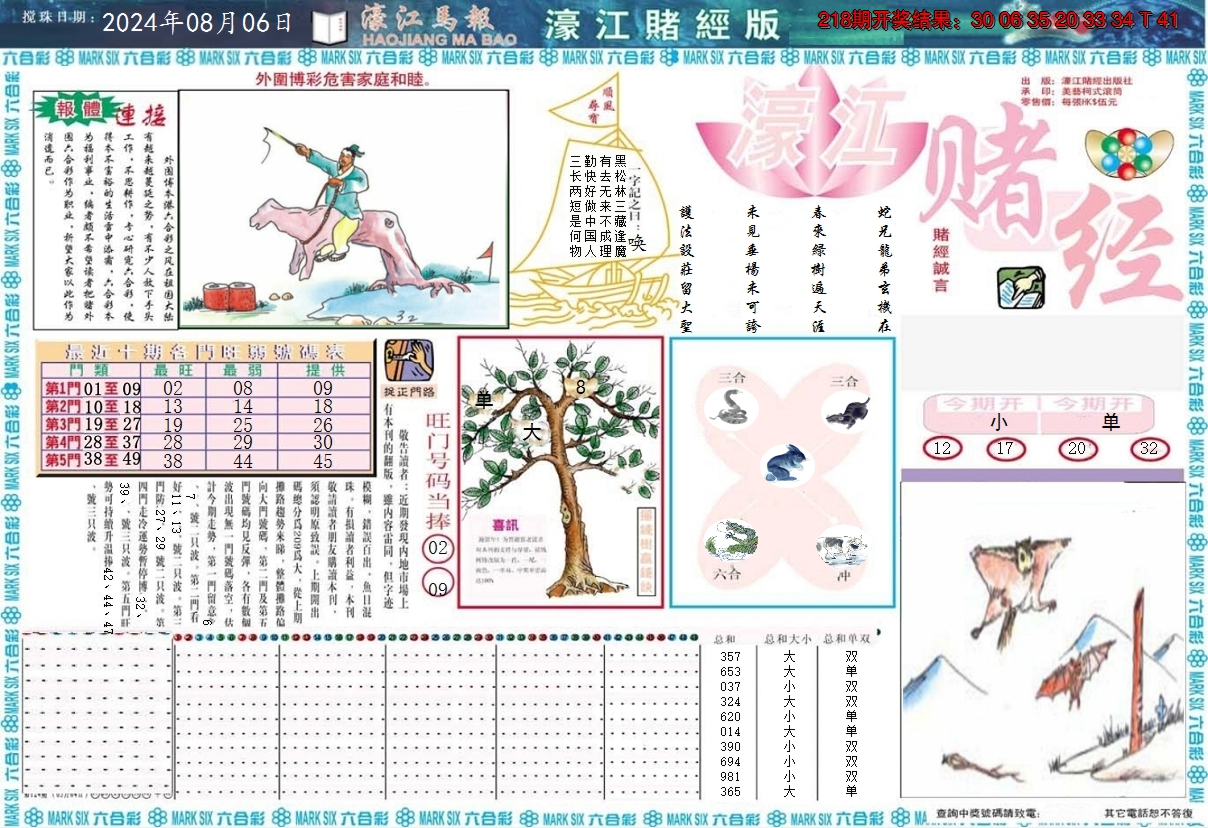 2024219期濠江赌经A