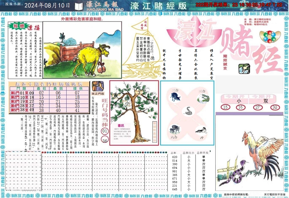 2024223期濠江赌经A