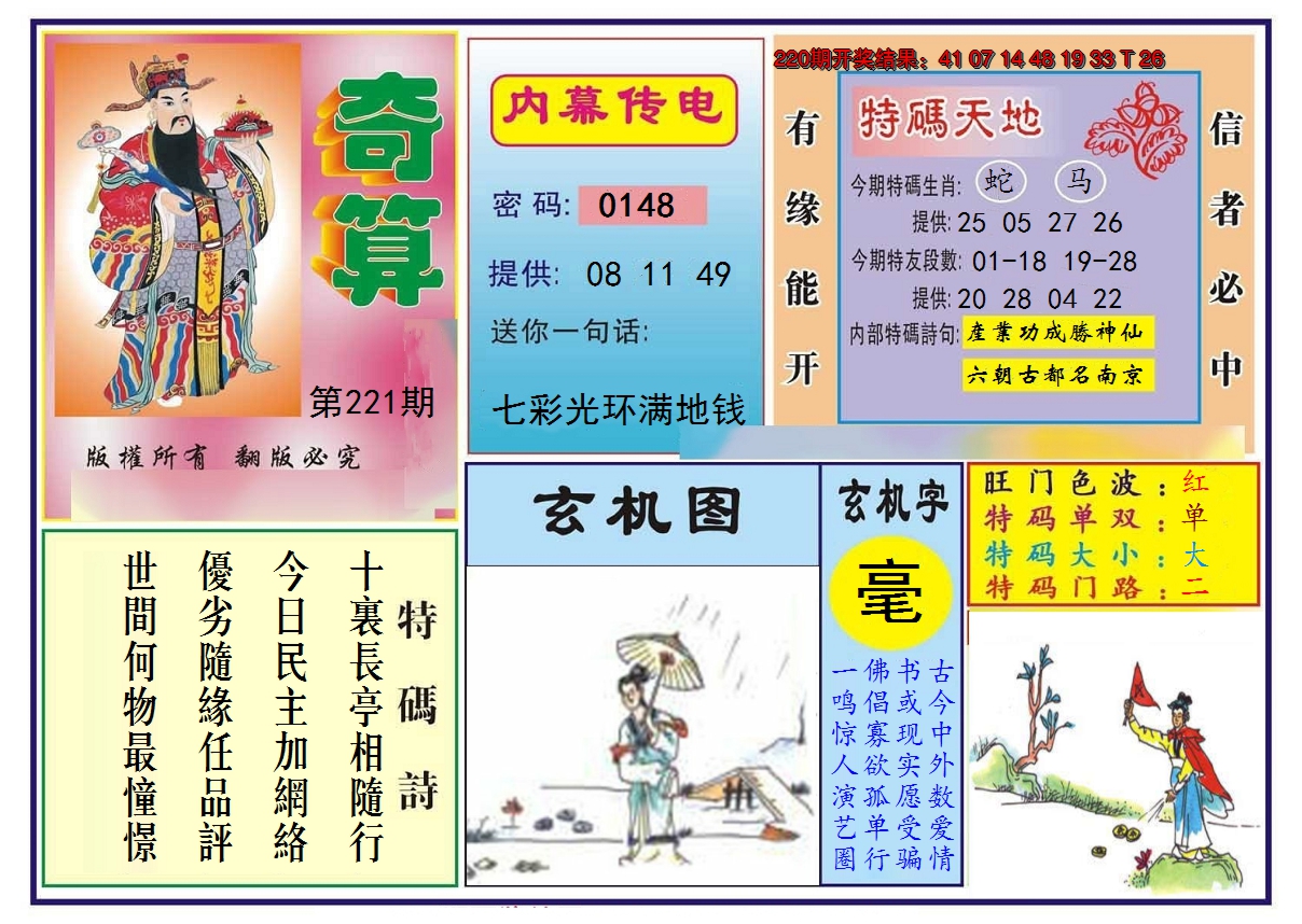 2024221期奇算