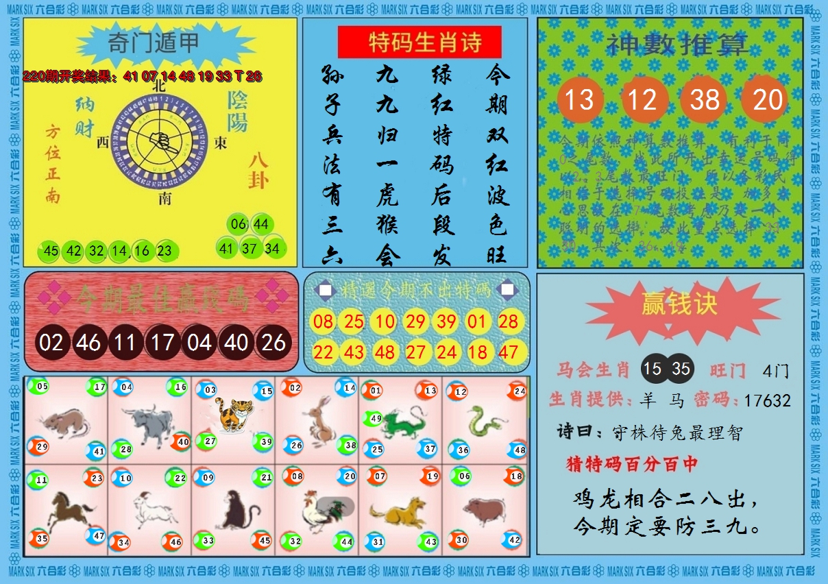 2024221期黄大仙灵码B