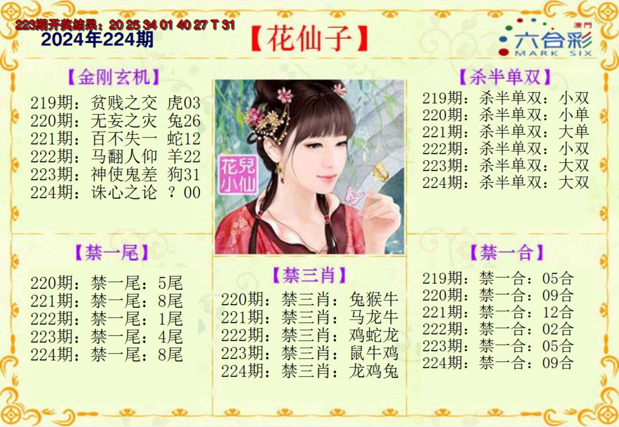 2024224期花仙子