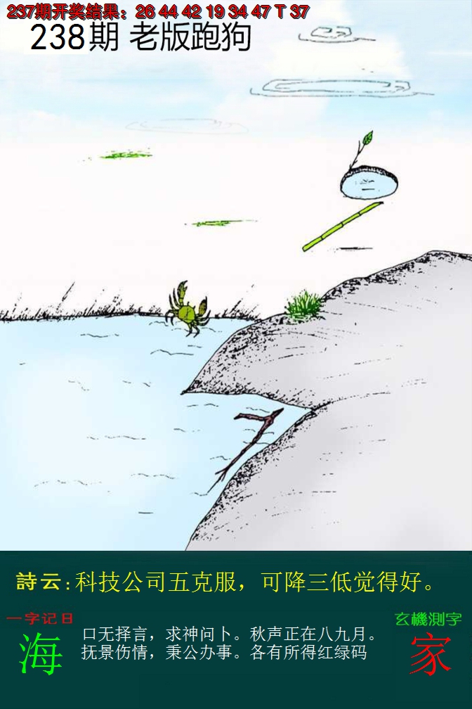 2024238期老版跑狗