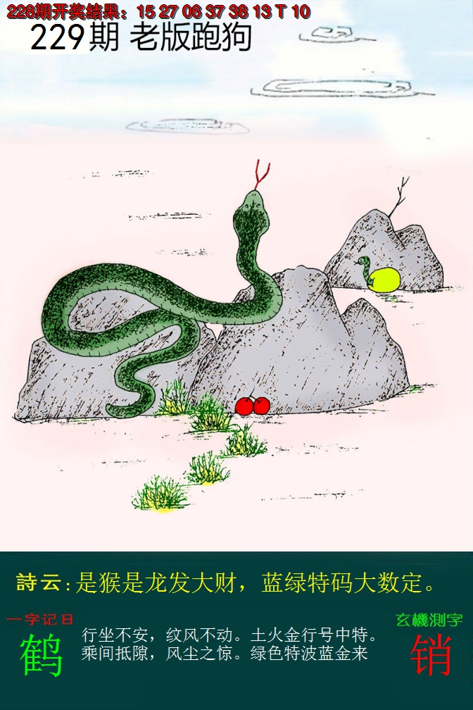 2024229期老版跑狗