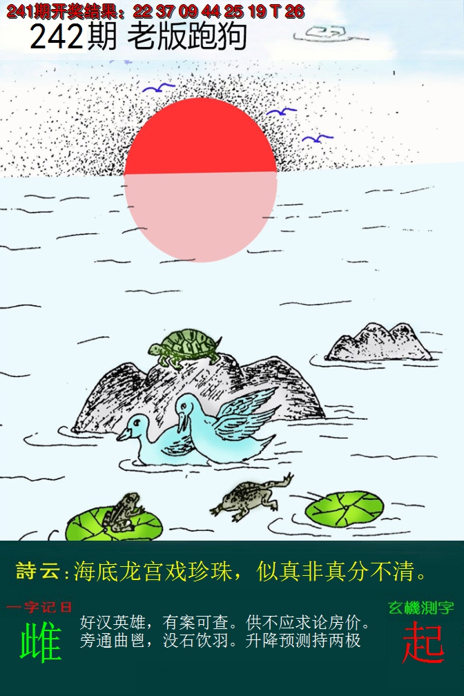 2024242期老版跑狗