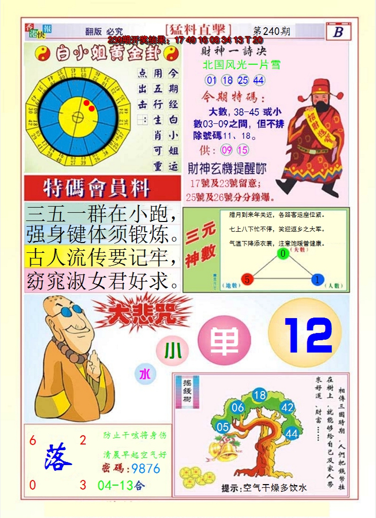 2024240期猛料直击B