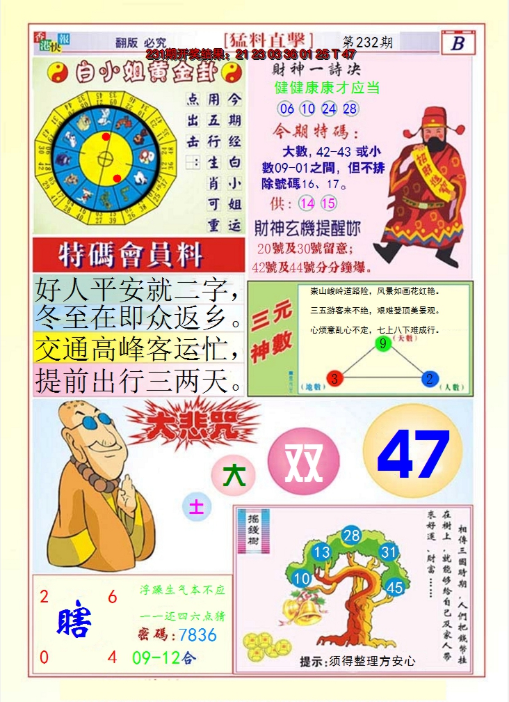 2024232期猛料直击B