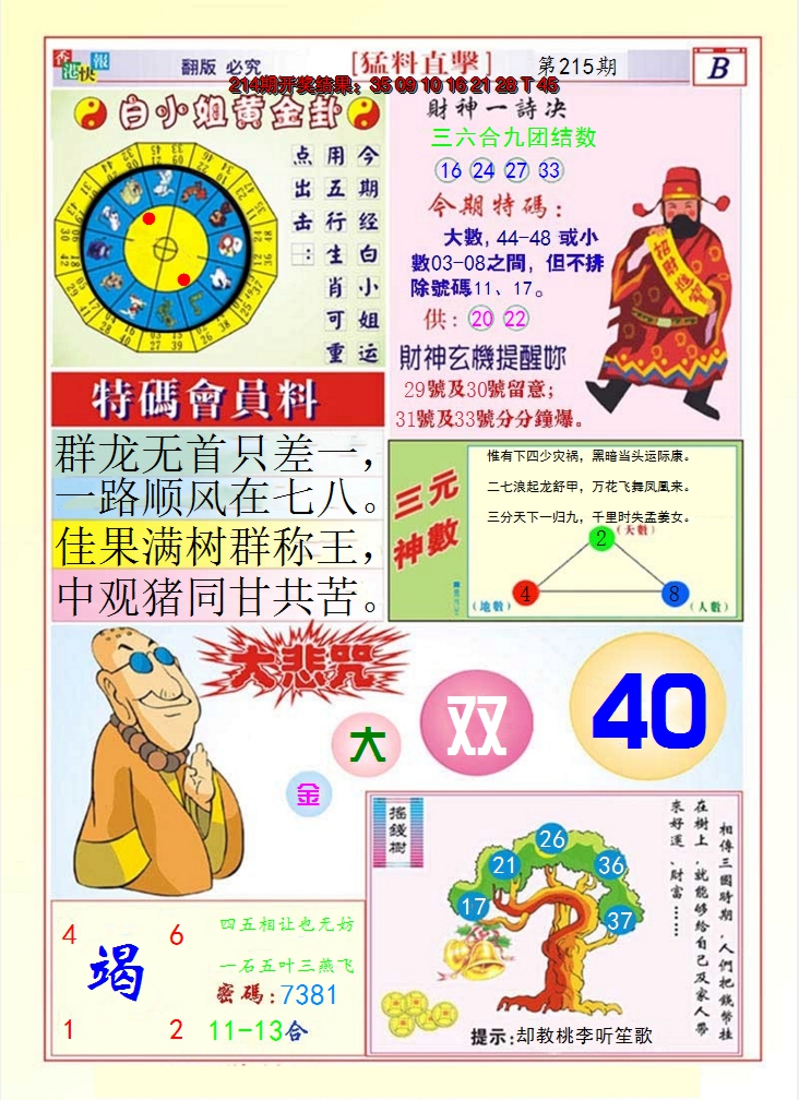 2024215期猛料直击B