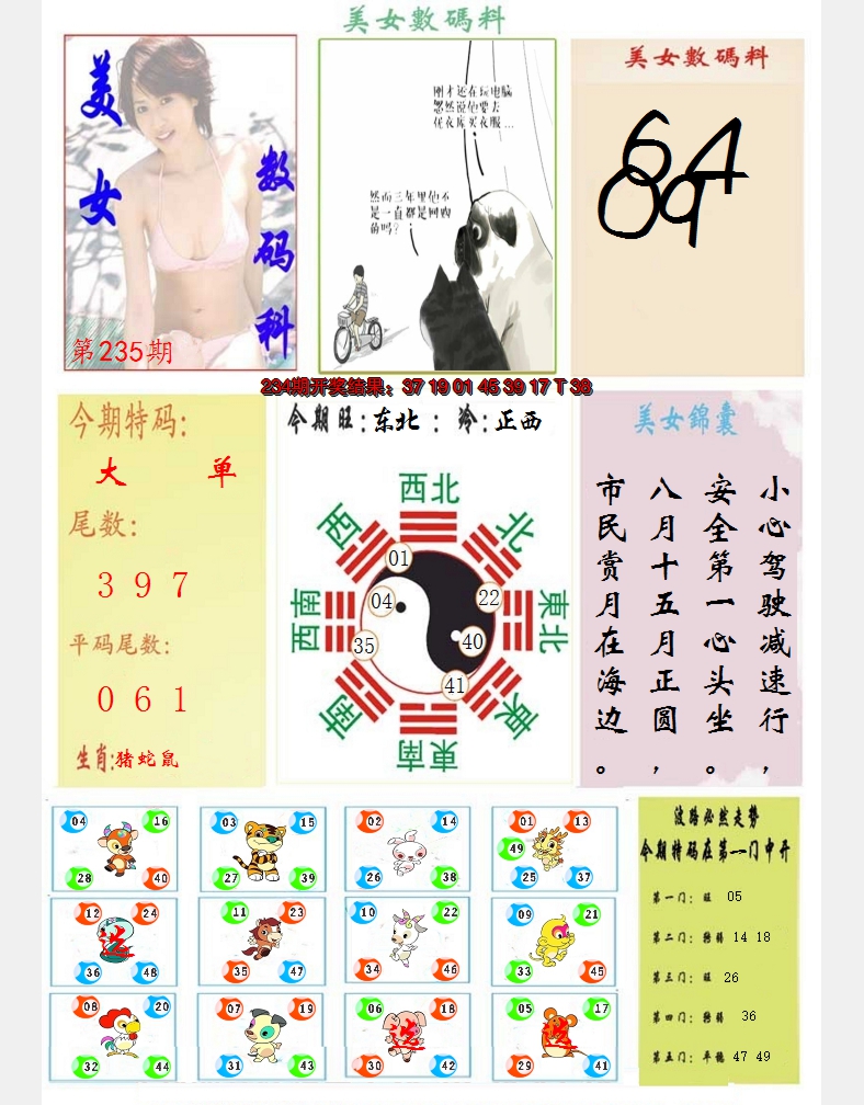 2024235期美女数码料