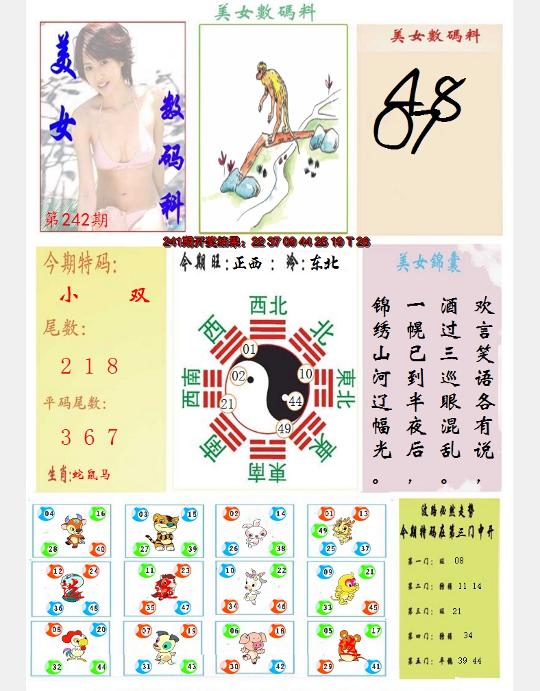 2024242期美女数码料