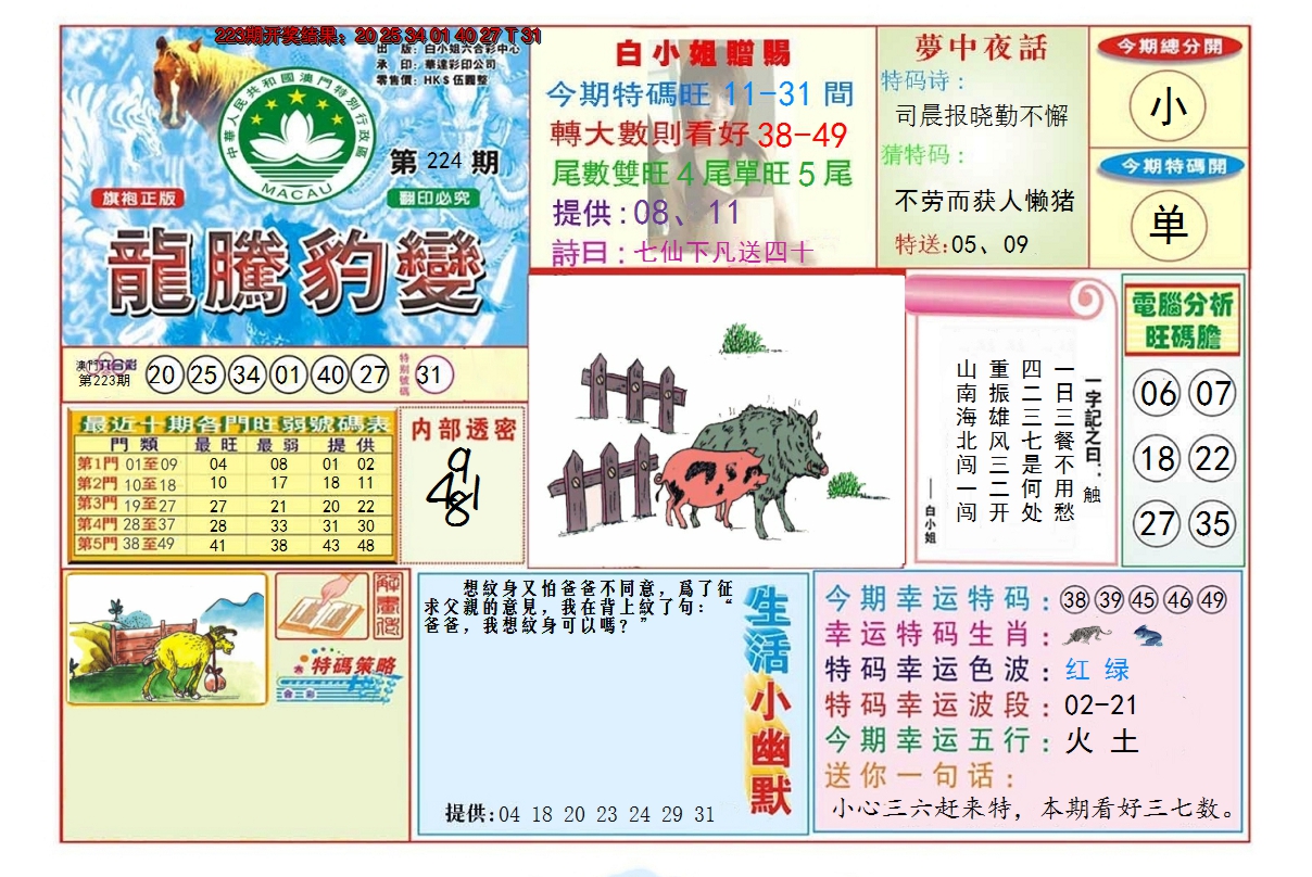 2024224期龙腾豹变