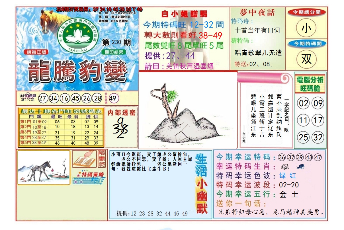 2024230期龙腾豹变