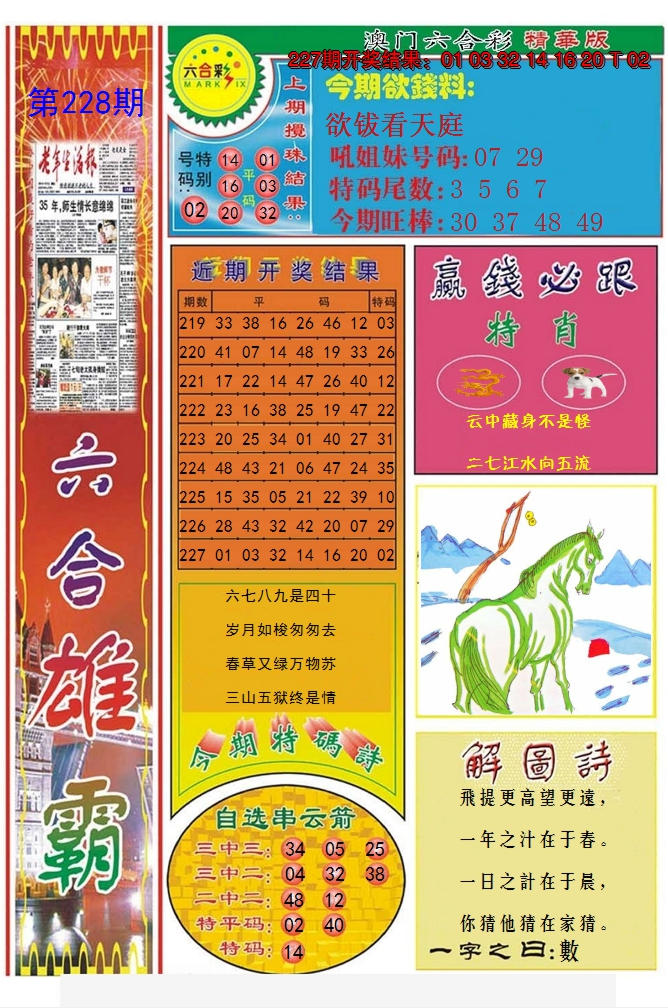 2024228期六合雄霸