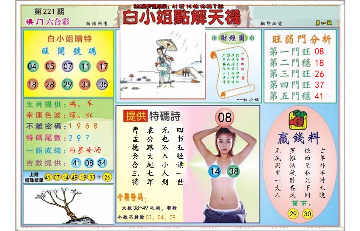 2024221期白小姐点解天机A