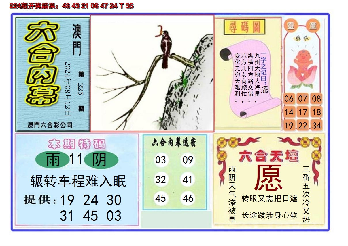 2024225期六合内幕