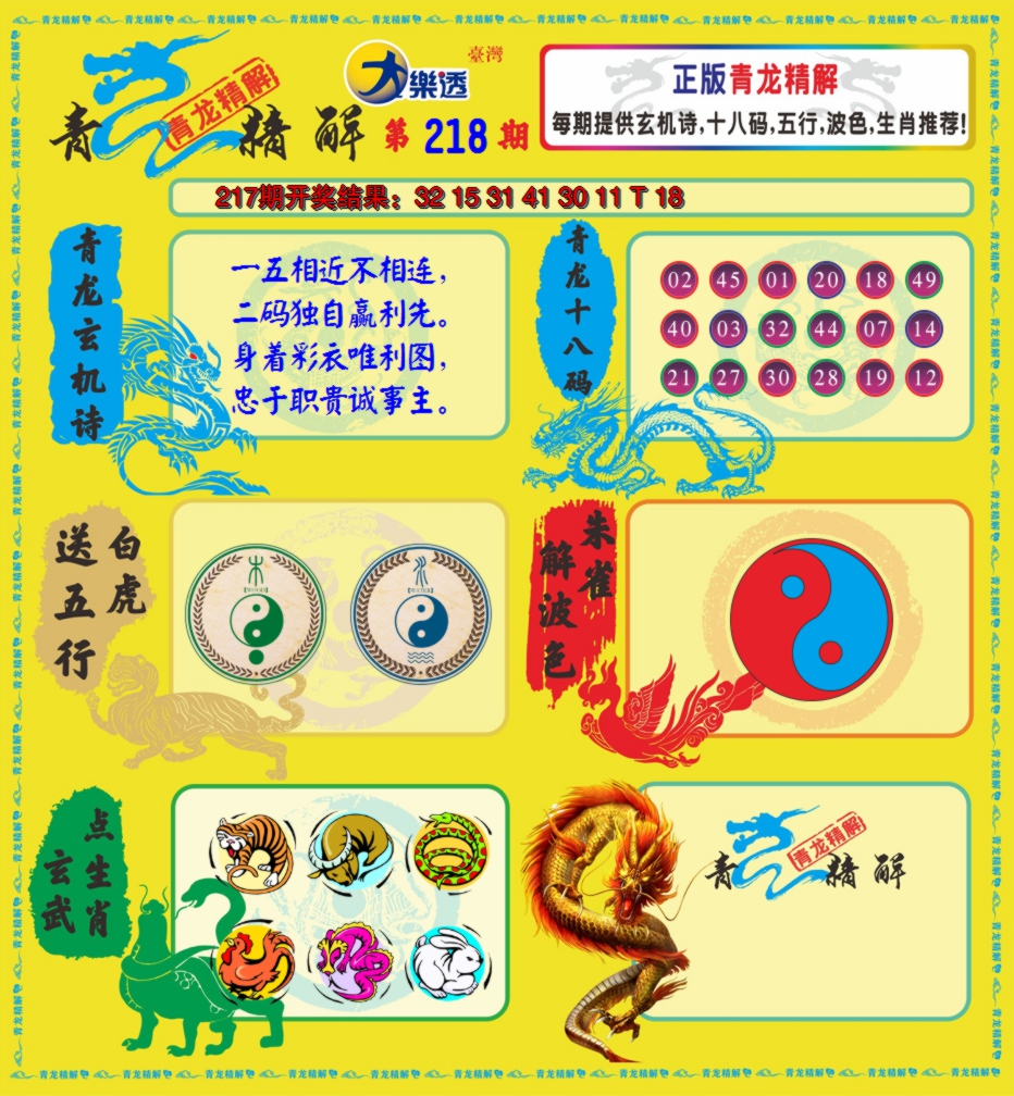 2024218期青龙精解