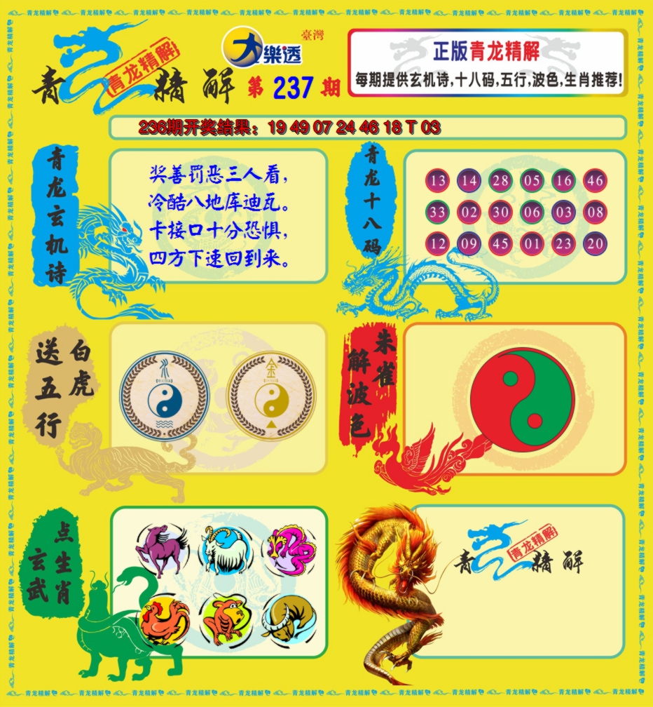 2024237期青龙精解