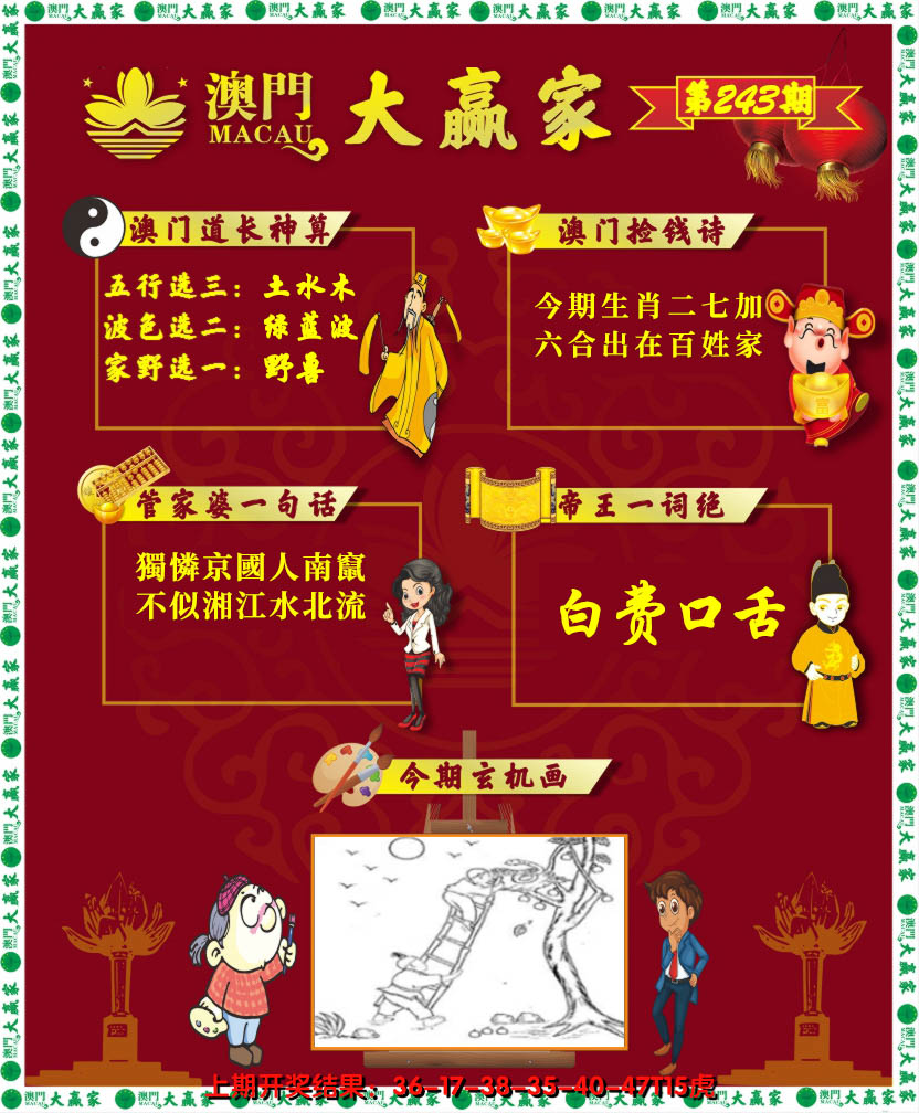 2024243期大赢家