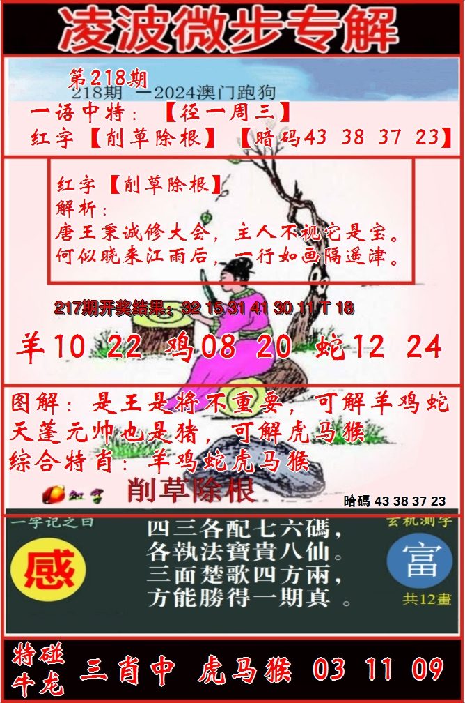 2024218期凌波微步