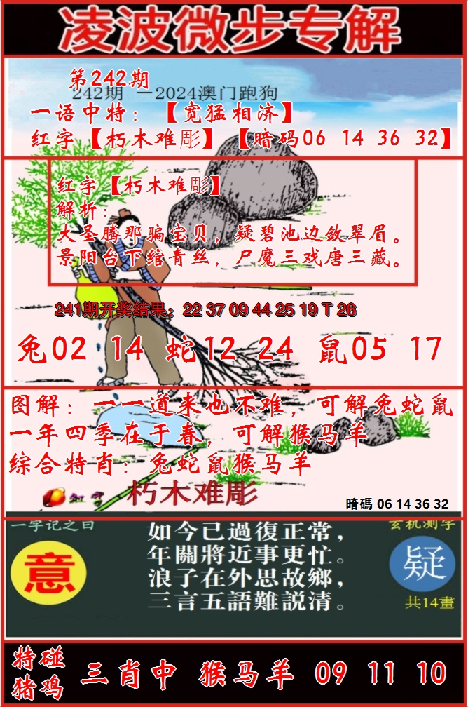 2024242期凌波微步