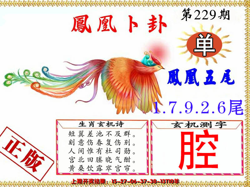 2024229期凤凰卜卦