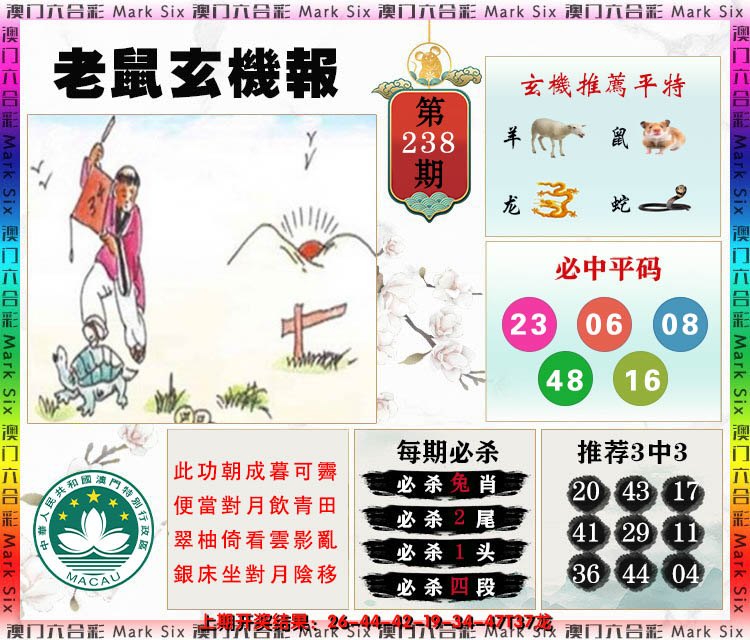 2024238期老鼠玄机报