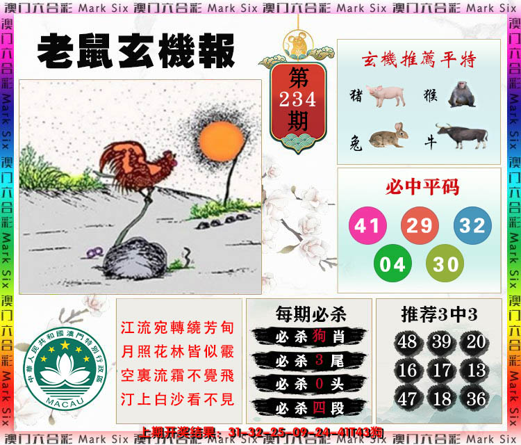 2024234期老鼠玄机报